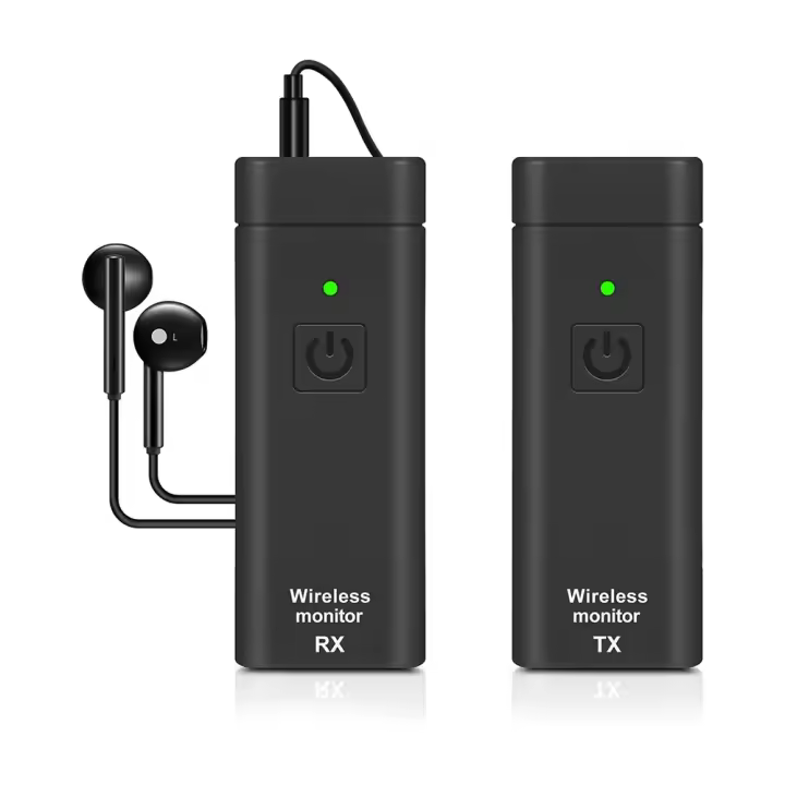 Sistema De Monitoreo Inalámbrico UHF Con Auriculares Profesional Digital Para Escenario Y Transmisión De Sonido Tarjeta De Sonido Receptor Y Transmisor - 1