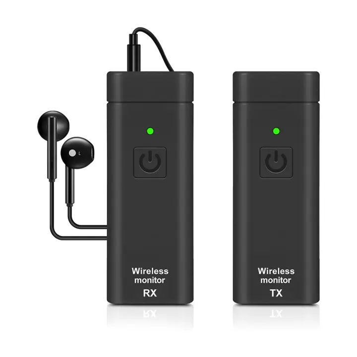 Sistema De Monitoreo Inalámbrico UHF Con Auriculares Profesional Digital Para Escenario Y Transmisión De Sonido Tarjeta De Sonido Receptor Y Transmisor - 1