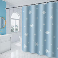 Cortina de Ducha sin Perforaciones, Cortina de Ducha de tela de poliéster, Cortina de Tela engrosada impermeable Y a prueba de Moho, Cortina de participación de baño,Para Duchas y Baños. - details 4