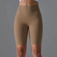 SSITO Pantalones cortos con bolsillos para Gimnasio y Yoga, pantalones cortos de secado rápido para trotar, entrenamiento de Cycling activo, Pantone cortos de Gimnasio para entrenamiento, Fitness, High Belt - details 13