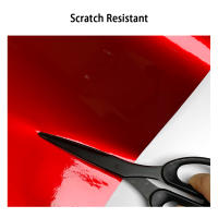 Pegatinas De Coche Auroral Rojo Vinilo Impermeable Brillante Resistente a Rasguños Decoración Del Cuerpo Del Vehículo Accesorios Para Coche - details 4
