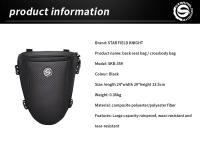 Bolsa De Asiento Trasero Multifuncional Para Motocicleta Impermeable Con Gran Capacidad Y Funda De Lluvia Negro Resistentes Al Desgaste Y Aguas Para Motocross - details 2