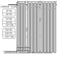 2PCS Cortina Exterior Impermeable Y UV-Prueba Para Jardín Adecuada Para Gazebo Instalación En Techo Material De Poliéster Clásico Estilo - details 2
