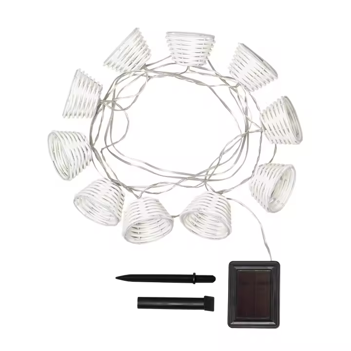 Ledkia Guirnalda LED Solar Digha 1.8m para Decoración Exterior - 1