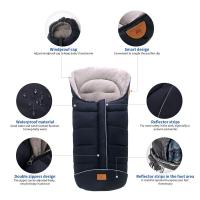 ZVD Saco Silla Paseo Universal Invierno,Mantener caliente、Impermeable Saco para Cochecito bebe antideslizante,Apto para todo tipo de cochecitos para bebés de 0 a 4 años - details 0