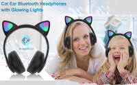 Auriculares inalámbricos para niños para niñas, Auriculares inalámbricos con micrófono, Auriculares Bluetooth con Cambio de Color Colorido, Adecuados para niños, Adolescentes, Adultos, niñas y Mujeres - details 0