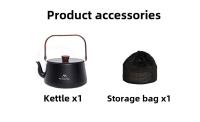 Tetera De Viaje Al Aire Libre Estilo Camping Mountainhiker 1.1L Portátil Y Ligera De Aleación De Aluminio Para Picnic Y Camping - details 17
