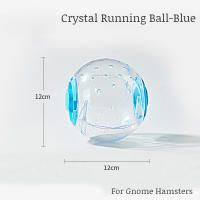 Bola De Rodar Para Hamster Juguete De Cristal Transpirable No Obstruye El Camino Ratón De Peluche Juguetes Para Mascotas - details 10