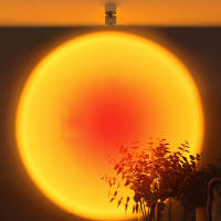 Lámpara De Neón LED Para Techo Rotativa Sunset Moderna Decoración Interior Ambiente Festivo Arte Enfoque Luz Doméstica Calle - details 7