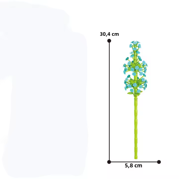 Bloques De Construcción Con Diseño De Flores 13 Estilos Rosas Lavanda Durazno Lirio De Valldoreix Tulipán Adornos Para El Hogar DIY Para Adultos - 1