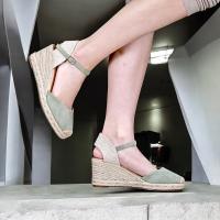 Calzados Soraia, Sandalia de Antelina y Plataforma de Yute, Espardeñas de Cuña, para Mujer. - details 19