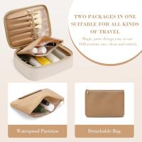 La Bolsa de Cosméticos, Neceser Viaje Hombre with Asa y Compartment, Beige - details 2