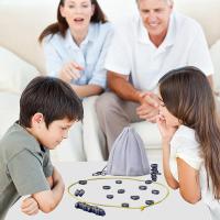 Juego de tablero magnético, juego de tablero magnético, juego de atracción magnética, juego educativo de tablero, juego de tablero magnético, artículos de fiesta de tablero portátiles adecuados para familiares y amigos. - details 4