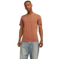Camiseta con botones hombre Jack & Jones 12164972 manga corta color marrón - details 2