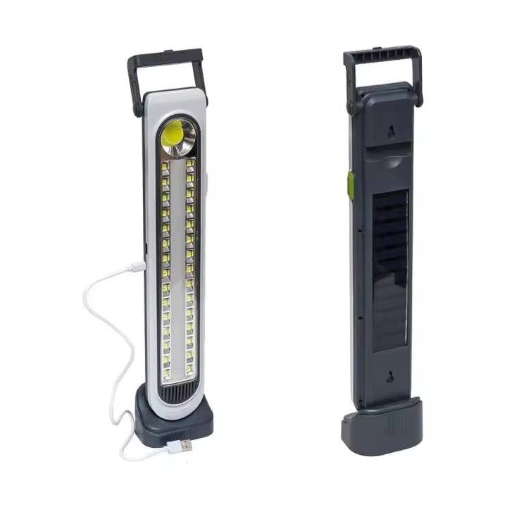 COSHANO Lámpara Linterna de Emergencia Solar Recargable Luz LED 45W. 90 LED + LUZ 17 Led COB Modelos HEL-6855T - 1