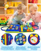 Juguete Educativo Para Bebés Montessori Con Botones Tablero De Actividades Para Niños Pequeños Fomenta Los Habilidades De Mano-Ojo Y Aprendizaje Viajero - details 22