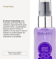 Salerm Cosmetics Grapeology 60 Ml. / Sérum de aceite de pepita de uva que nutre e hidrata en profundidad el cabello. Actúa como reparador capilar y protector del colágeno. Rápida absorción. - details 3