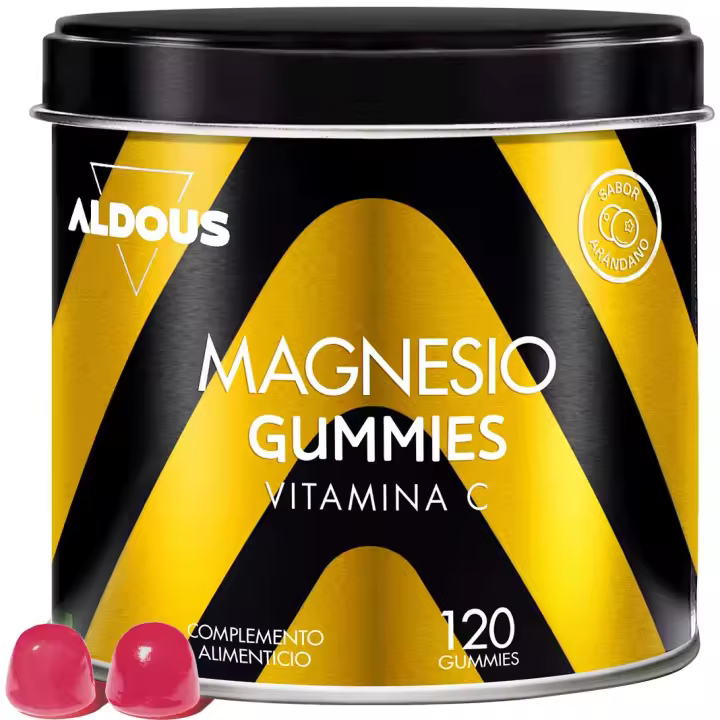 Citrato de Magnesio Gominolas 1340mg + Vitamina C 45mg Por Dosis Diaria - 120 Gominolas - 1