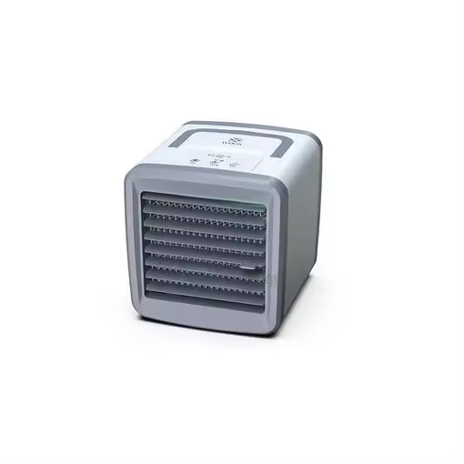 Mini Aire Acondicionado de mesa USB Ventilador Silencioso Ultra Air Cooler Enfriador De Aire Con luz 7 Leds relajante Ideal para enfriar zona próxima y directa, precisa de Agua muy fría y hielo si es posible WOOX Teletiendaoutlet medidas aprox 15x15cm - 1