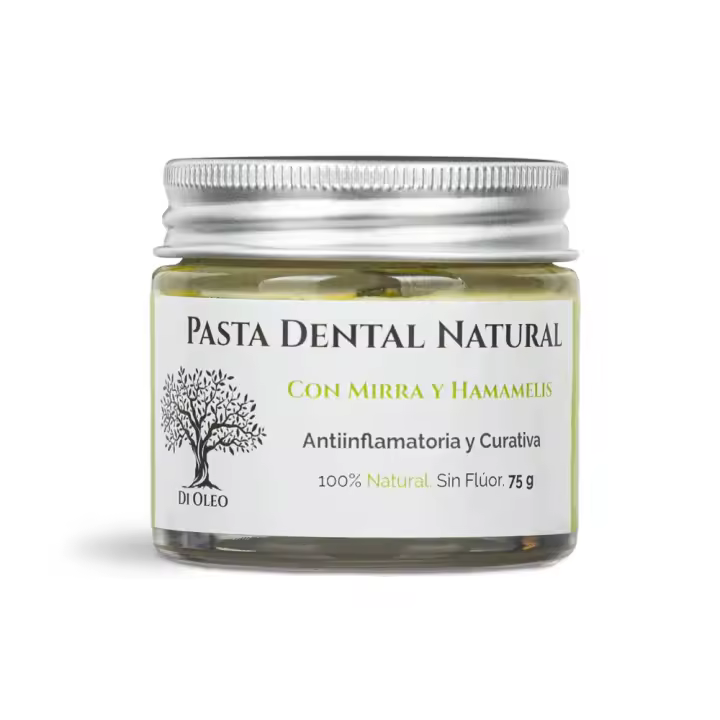 Pasta Dental Curativa Sin Flúor 75gr Di Oleo - Protección Dental Antiinflamatoria Vegano y Ecológico - 1