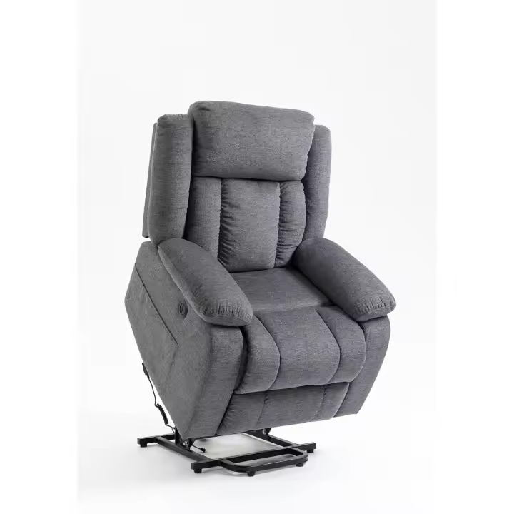 DUPI Sillón Relax Eléctrico California - ELEVABLE RECLINABLE - Levanta Personas - Tela 100% Poliester - 1
