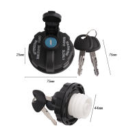 Tapa De Tanque De Combustible Universal Para Coches Y Camiones Diesel Con Llave Accesorios Automotrices Antipolvo Y Cerradura - details 1