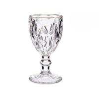 Arte Regal Set 6 Copas de agua 254 ml diseño diamante filo oro - details 0