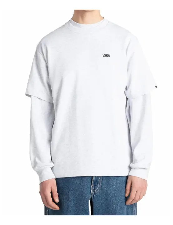 Camiseta Vans MN Left Chest II Logo Gris - 1
