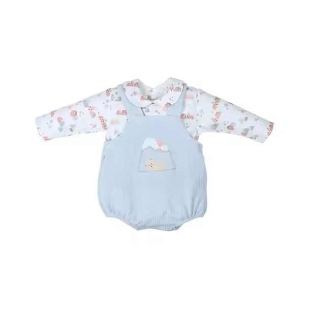 Conjunto de 2 piezas para bebé niño peto corto-29773-Tony Bambino - 1