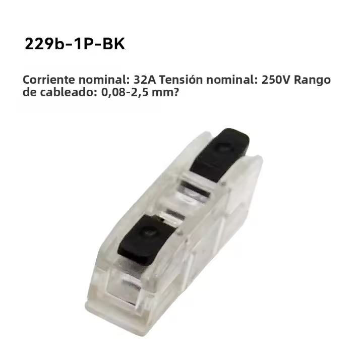 Conectores Eléctricos Universales Rápidos 10Pcs Terminales De Bloque De Conexión Compactas Para Cableado Doméstico Push-in - 1