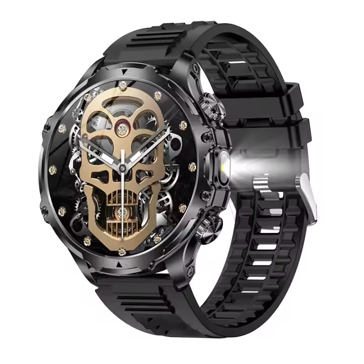 Nuevo reloj inteligente con Bluetooth, llamadas, pantalla grande de 1,85 pulgadas, pantalla redonda, control de la frecuencia cardíaca, oxígeno en sangre, reloj inteligente multideportivo - 1