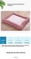 Alfombra De Enfriamiento Para Perros Y Gatos Alfombra De Sueño Para Mascotas Material De Seda Hielo Suave Y Transpirable Para Verano Tamaño S/M/L Peso Ligero - details 5