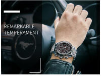 Reloj De Pulsera Deportivo De Lujo Para Hombre WWOOR 2024 Marca Top En Negro Acero Inoxidable Cronógrafo Cuarzo Reloj Masculino Con Luz Luminosa Resistente Al Agua Y Shock - details 3