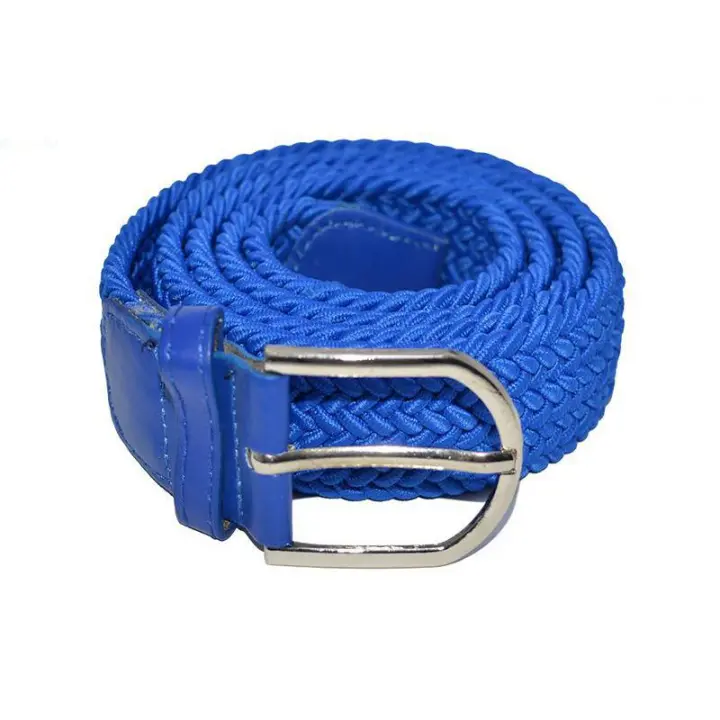 Cinturón trenzado extensible y elástico para hombres y mujeres, para Vaqueros, Cintura Ajustable Medida 110x3CM - 1