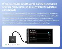 Adaptador De Adapter Inalámbrico 2 En 1 Para Coche Wireless CarPlay Android Auto Soporte Spotify Netflix Para Mazda Toyota Mercedes Peugeot Volvo - details 10