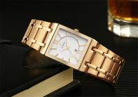 Reloj De Pulsera Masculino WWOOR 2024 Moda Lujo Quadrado Impermeable Diseño De Ginebra Cuarzo Reloj Masculino Con Numeros Romanos Y Cierre De Seguridad - details 28