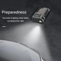 1PC Arrancador de Coche Portátil Multifunctional sin Varillas, Bomba de Aire de Emergencia with Inflador para Neumáticos, Compresor de Aire para Inflado Fácil y Linterior LED with Luz de Emergencia - details 6