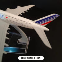 Modelo De Avión De Metal a Escala 1:400 Replicado Air France A380 Miniatura De Aviación Para Decoración De Oficina Y Hogar Regalo Para Adultos - details 4
