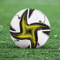 Bola De Fútbol Profesional Tamaño 5 PVC Para Entrenamiento Y Competencias Deporte Oficial Bolsa De Algodón Mecánica De Sujeción - details 4
