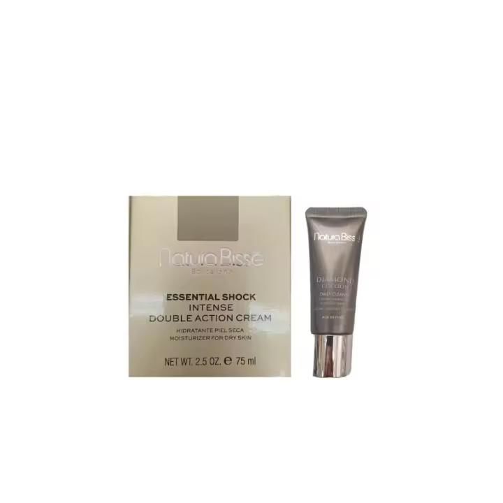 Natura Bisse Essential shock intense Double Action Cream hidatante piel seca 75 ml + minitalla premium diferente de regalo - 1