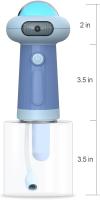 Ducha eléctrica para perros, ducha eléctrica impermeable con dispensador automático de jabón, champú magnético recargable y máquina de burbujas para mascotas - details 2
