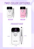 Máquina De Uñas Eléctrica DianaBeauty 45000RPM Portátil Para Pintura De Uñas Gel Pulidora Con Pantalla LCD Herramientas De Arte De Uñas Profesional Tamaño 22x18x4.5CM - details 6