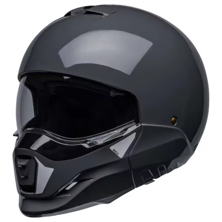 Bell Moto Casco Convertible Broozer Negro Adulto - 1