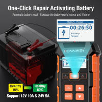 Herramienta De Reparación De Batería De Coche Automática 12V10A 24V5A Para Baterías De Plomo-Acidez AGM Gel Litio Con Pantalla LCD De Alta Resolución - details 5