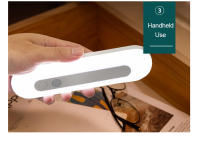 Lámpara Nocturna LED De Inducción Corporal Con Adhesivo Y Succión Magnética Para Armario Luz De Tira Larga Recargable Moderna - details 7