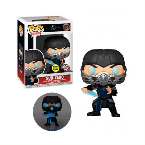 Funko Pop Mortal Kombat Sub Zero Glows Special Edition 1057 - 1