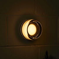 Lámpara De Pared LED Creativa Con Vidrio Redondo Iluminación Interior Exterior Para Sala De Estar Baño Porche Decoración Instalación Montada En La Pared Fuente De Luz LED Incluida Garantía De 2 Años - details 28