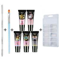Poly Kit de Arte de Uñas de Gel - 5 Colores Pop Nail Art - Fácil de Aplicar - Día de San Valentín Regalo - details 4