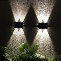 Lámpara De Pared Solar Exterior LED Impermeable Iluminación Moderna Para Jardín Balcones Decoración Luz De Escenario IP65 - details 11