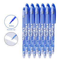 Juego De 13 Rotuladores Gel Borrables 0.5mm Tinta Azul-Negra Recargables Para Escuela Y Oficina - details 0